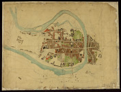 [Plan de la ville de Besançon] [dessin] , [S.l. : Besançon ?] : [s.n.], [entre 1750 et 1820]