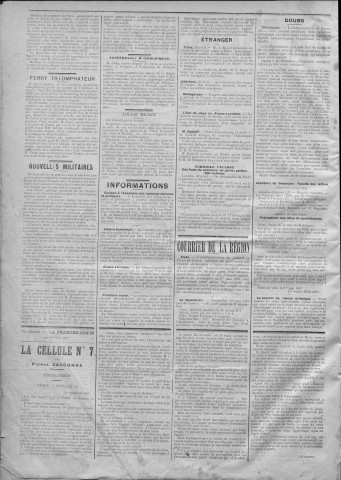 01/05/1887 - La Franche-Comté : journal politique de la région de l'Est