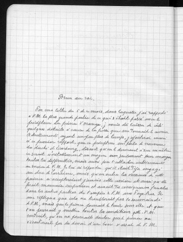 Ms 2102 - Tome XIII : correspondance de Philippe IV avec Antoine Brun (10 juillet 1650 - 2 décembre 1650)