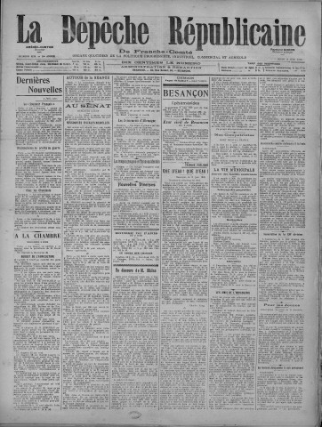03/06/1920 - La Dépêche républicaine de Franche-Comté [Texte imprimé]