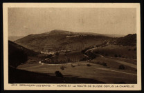 Besançon-les-Bains - Morre et la route de Suisse depuis la Chapelle [image fixe] , Mulhouse-Dornach : Imp. Edit. Braun & Cie, 1930/1950
