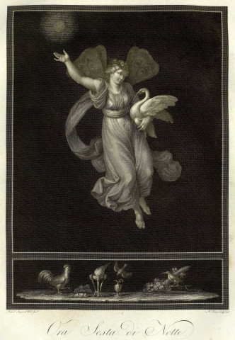 Ora Sesta di Notte [image fixe] / Raphael Sanzio d'Urb. Inv. N.Tomas Sculp.  ; Imprimé par Damour. : Damour, 1806