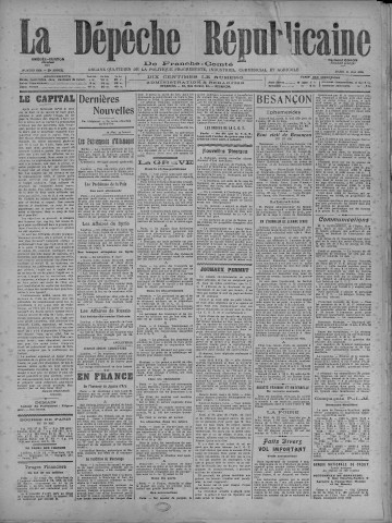 11/05/1920 - La Dépêche républicaine de Franche-Comté [Texte imprimé]