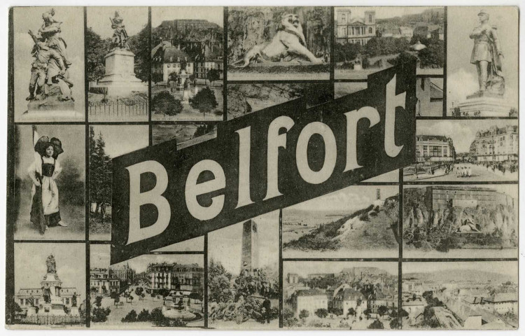 Belfort (cartes souvenir) (F-90, cartes postales)