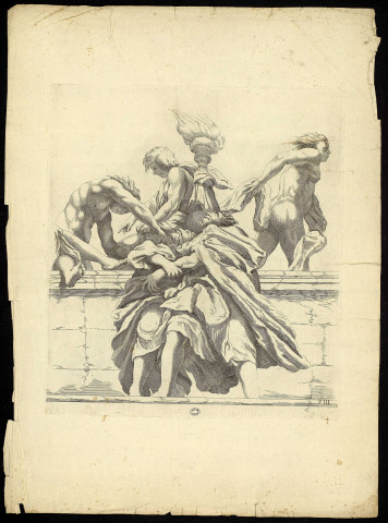 [Décors de la Coupole du Duomo à Parme réalisés par Le Corrège] [image fixe] / Ant.o Cor.o in. e P. Gio: Batt.a Vani D. per il Lunghi ; Do.co Bonaueri Sc. , 1670/1700