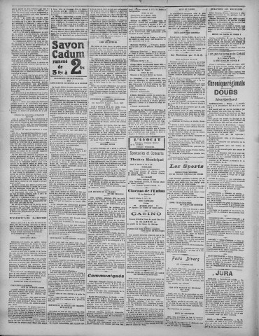 02/02/1927 - La Dépêche républicaine de Franche-Comté [Texte imprimé]
