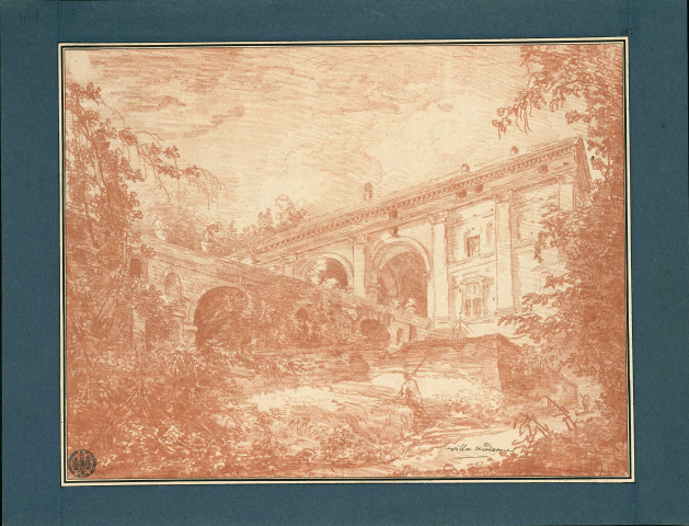 28 - Vue de la villa Madama , Italie, [circa 1760]