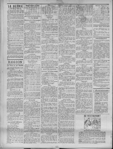 14/02/1921 - La Dépêche républicaine de Franche-Comté [Texte imprimé]