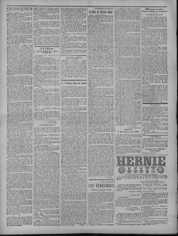 15/09/1920 - La Dépêche républicaine de Franche-Comté [Texte imprimé]