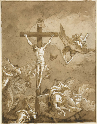 Crucifixion avec anges