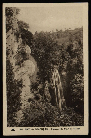 Env. de Besançon - Cascade du Bout du Monde [image fixe] , Strasbourg-Schiltigheim : Cie des arts photomécaniques, 1904/1930