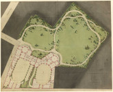Hôtels Tassin de Villiers et Tassin de Moncourt, à Orléans. Plan général, maisons et jardins / Pierre-Adrien Pâris , [S.l.] : [P.-A. Pâris], [1791]
