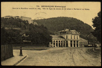 Gare de la Mouillère ouverte en 1884. Tête de ligne du chemin de fer allant à Morteau et en Suisse [image fixe] , Paris : I. P. M., 1904/1912