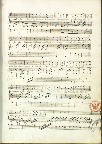 Recueil d'ariettes choisies avec accompagnement de harpe [Musique manuscrite]