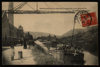 Besançon - Renflouement d'une péniche à Casamène, près de Besançon.M. Sauteret, à Casamène. [image fixe] , 1904/1908