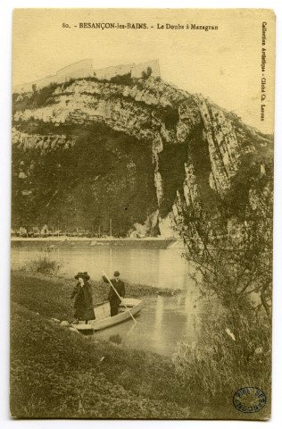 Besançon-les-Bains. - Le Doubs à Mazagran [image fixe] 1904/1930