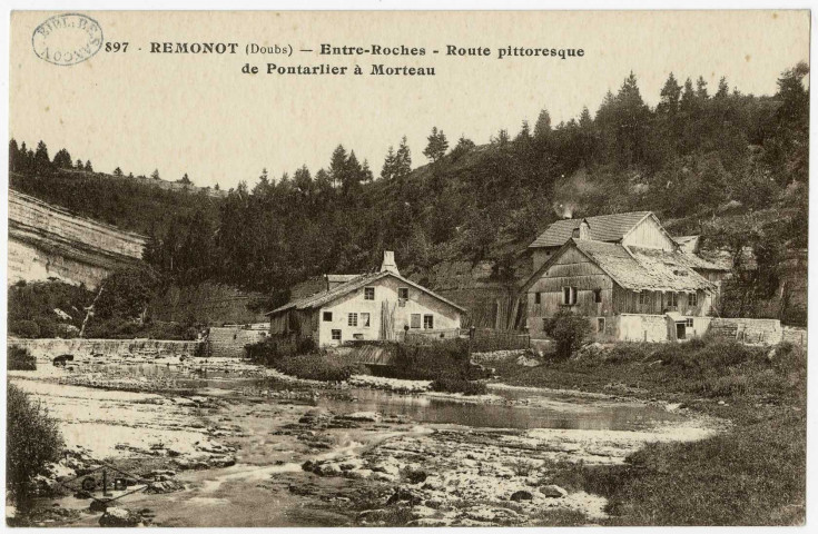 Entre-Roches (Défilé) (F-25, cartes postales)