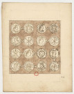 Monnaies d'empereur romain présentant le chrisme au revers [Image fixe] , [S.l.] : [s.n.], [circa 1650]