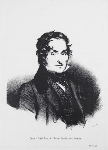 Ch. Nodier / Lith. de Delpech ; Dessiné d'après nature par Maurin