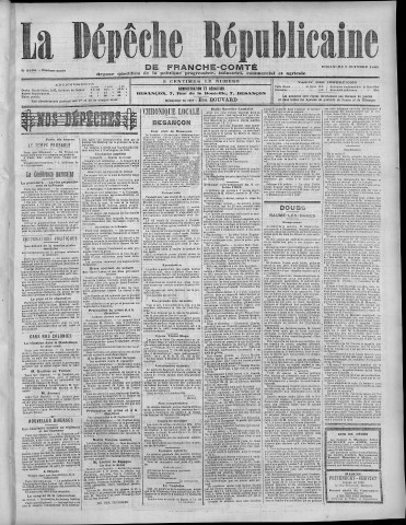 08/10/1905 - La Dépêche républicaine de Franche-Comté [Texte imprimé]