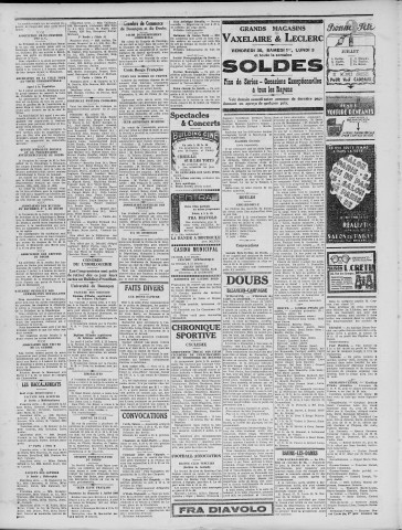 30/06/1933 - La Dépêche républicaine de Franche-Comté [Texte imprimé]