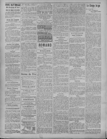 13/05/1923 - La Dépêche républicaine de Franche-Comté [Texte imprimé]