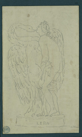 Léda et le cygne , [S.l.] : [s.n.], [1700-1800]