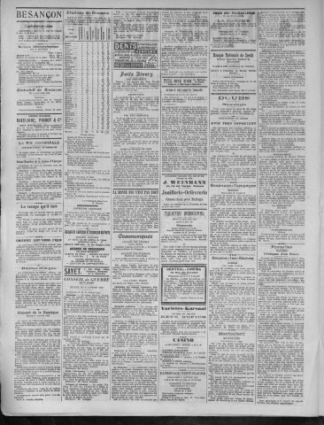 05/01/1922 - La Dépêche républicaine de Franche-Comté [Texte imprimé]