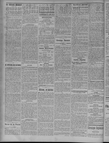 19/01/1909 - La Dépêche républicaine de Franche-Comté [Texte imprimé]