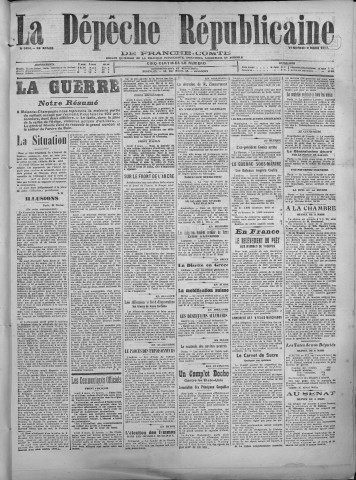 09/03/1917 - La Dépêche républicaine de Franche-Comté [Texte imprimé]