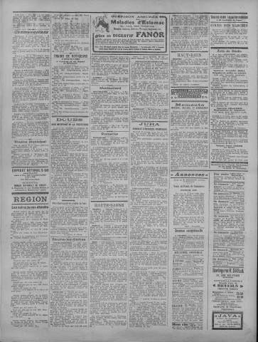 16/03/1920 - La Dépêche républicaine de Franche-Comté [Texte imprimé]