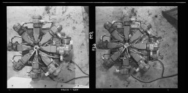 39MDT355 - Pièces détachées pour outillage : négatif (noir et blanc).