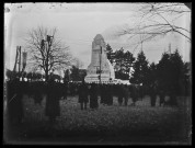 Inauguration du monument aux morts de la Première Guerre mondiale à Besançon le 30 novembre 1924