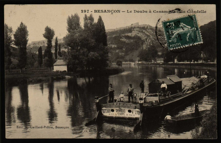 Besançon - Le Doubs à Casamène & la Citadelle [image fixe] , Besançon : Edit. L. Gaillard-Prêtre - Besançon, 1912/1930