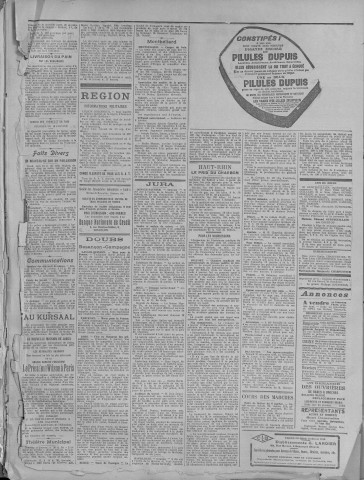 10/01/1919 - La Dépêche républicaine de Franche-Comté [Texte imprimé]