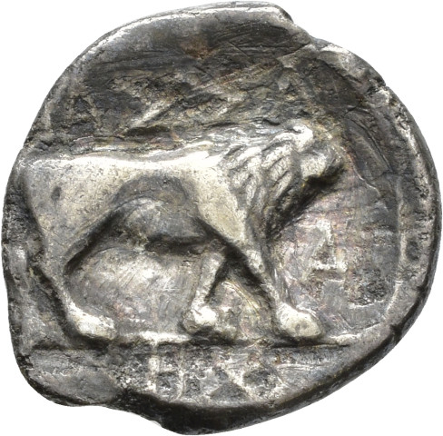 A.GX.9 - pièce de monnaie ; drachme
