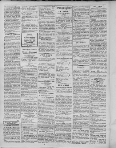 20/01/1925 - La Dépêche républicaine de Franche-Comté [Texte imprimé]