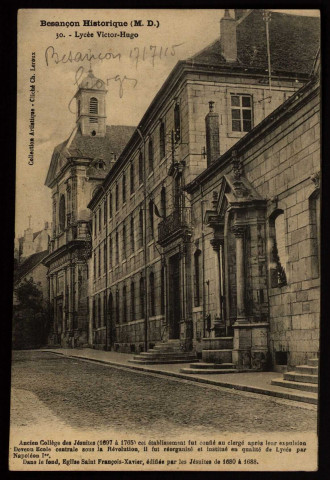 Lycée Victor Hugo [image fixe] , 1904/1930