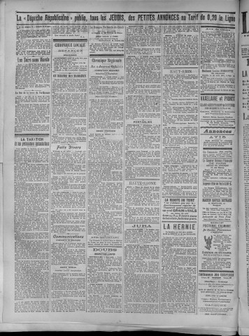 23/04/1917 - La Dépêche républicaine de Franche-Comté [Texte imprimé]