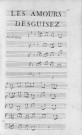 Les Amours déguisez / musique de Jean-Baptiste Lully ; livret de M. de Perigny