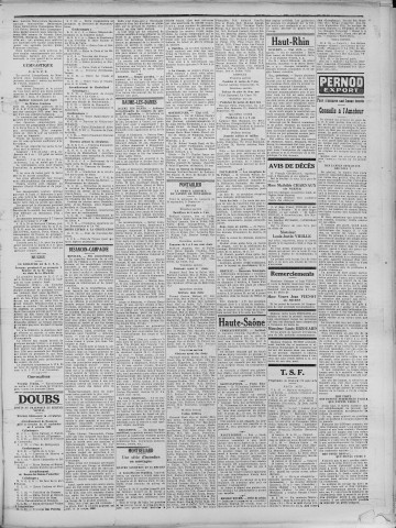 24/09/1933 - La Dépêche républicaine de Franche-Comté [Texte imprimé]