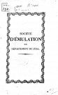 01/01/1818 - Société d'émulation du département du Jura [Texte imprimé]