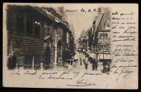 Besançon - Hôtel de Ville et Grande Rue. [image fixe] , Besançon : J.L. Besançon, 1897/1908