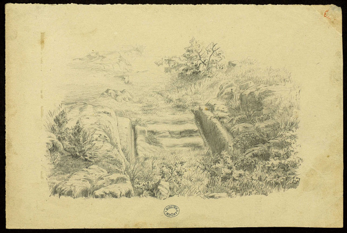 Restes du chemin celtique de Trochatey [Doubs] [image fixe] / par A. Vaissier , 1800/1899