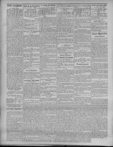 13/09/1921 - La Dépêche républicaine de Franche-Comté [Texte imprimé]