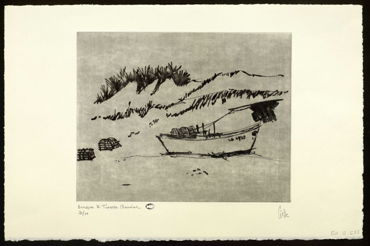 Barque à Trousse Chemise [estampe] / Céelle , [Atelier Georges Leblanc : Atelier Georges Leblanc, 1974]