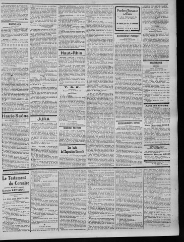 31/08/1931 - La Dépêche républicaine de Franche-Comté [Texte imprimé]