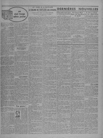 24/11/1933 - Le petit comtois [Texte imprimé] : journal républicain démocratique quotidien