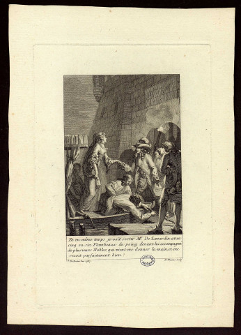 [Illustrations d'oeuvres littéraires] [estampe] / N. Thomas sculp.  ; J. De Fraine inv. , [S.l.] : [s.n.], [1787-1788]