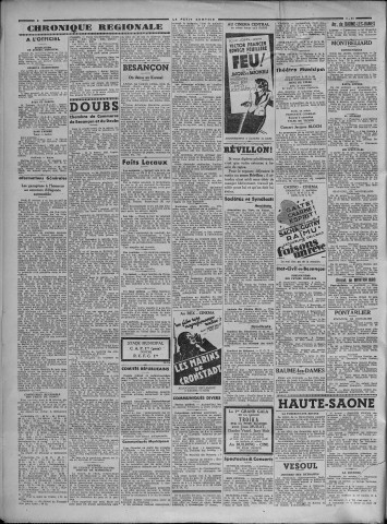 01/11/1937 - Le petit comtois [Texte imprimé] : journal républicain démocratique quotidien